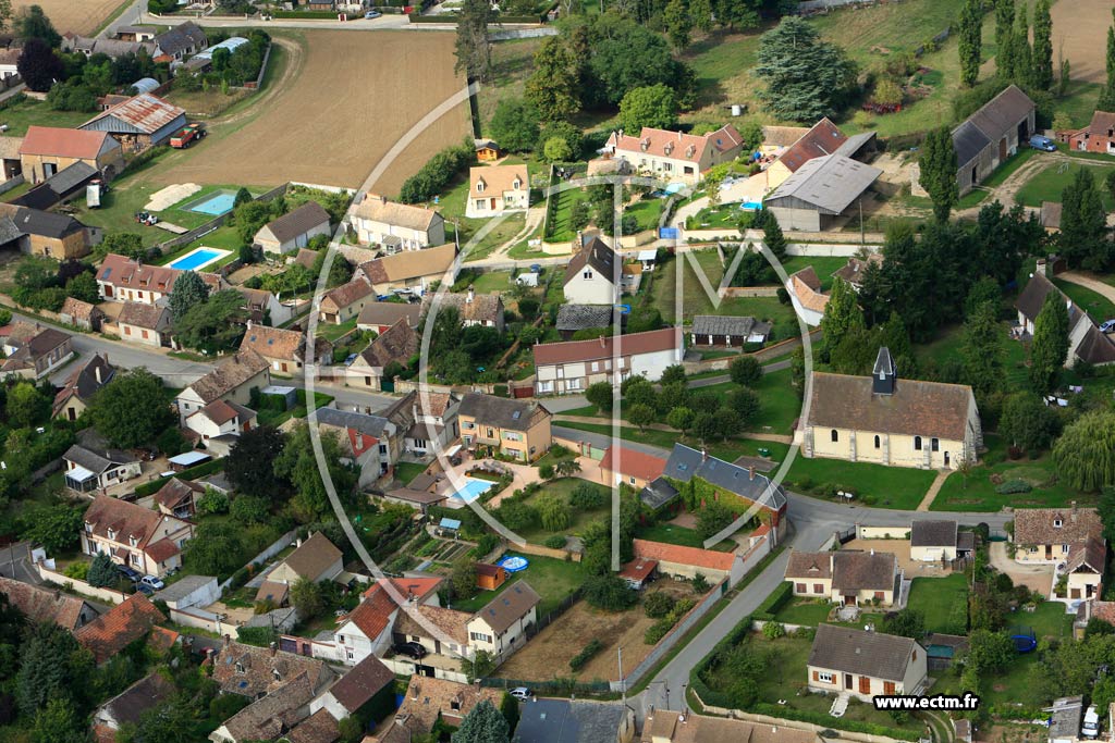 Photo arienne de Germainville