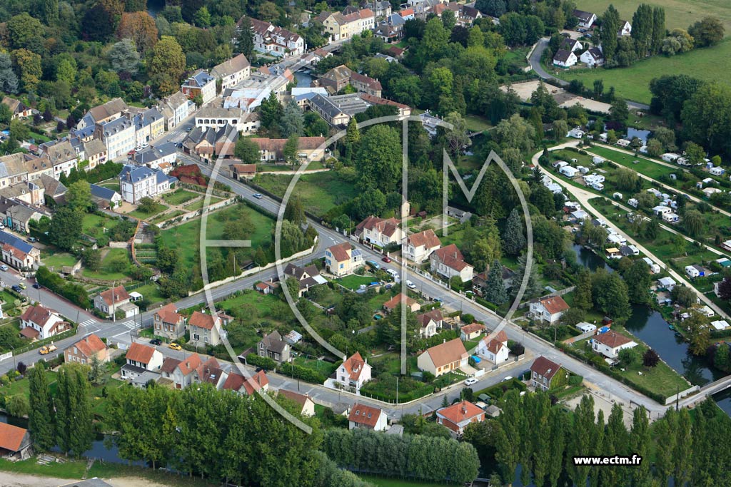 Photo arienne de Ivry la Bataille