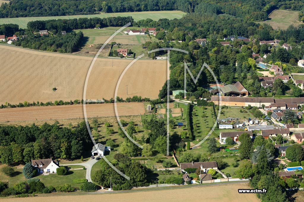 Photo arienne de La Madeleine-de-Nonancourt (Fontaine)