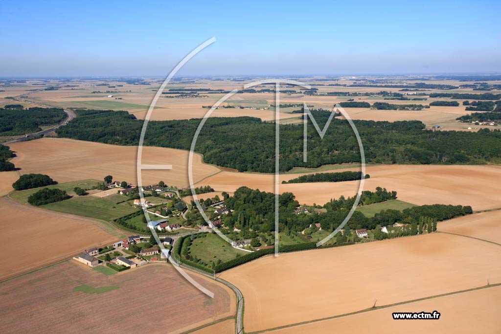 Photo arienne de La Madeleine-de-Nonancourt (La Coudrelle)