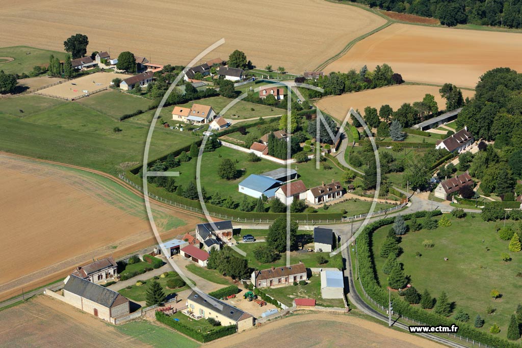 Photo arienne de La Madeleine-de-Nonancourt (La Coudrelle)