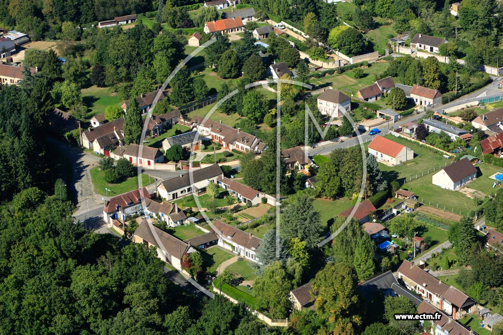 Photo arienne de La Madeleine-de-Nonancourt (Merville)
