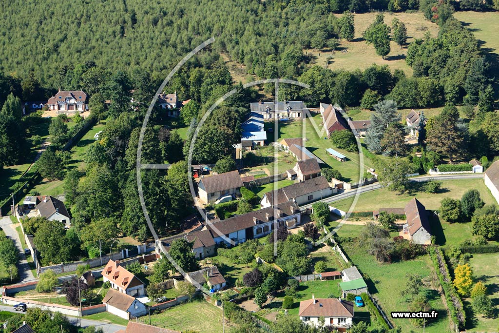 Photo arienne de La Madeleine-de-Nonancourt (Merville)