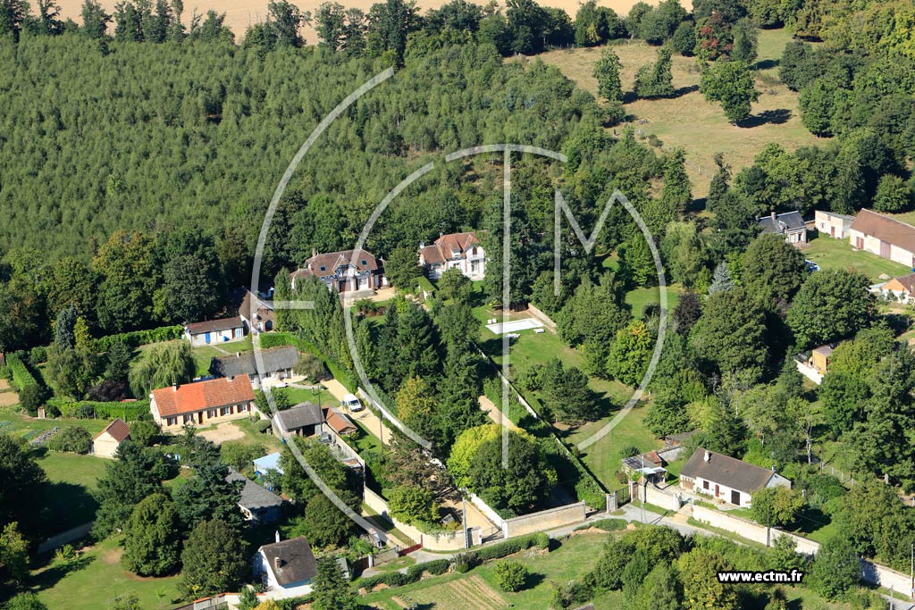 Photo arienne de La Madeleine-de-Nonancourt (Merville)