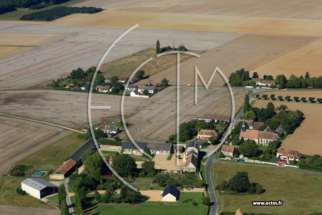 Photo arienne de Le Boullay-les-Deux-glises
