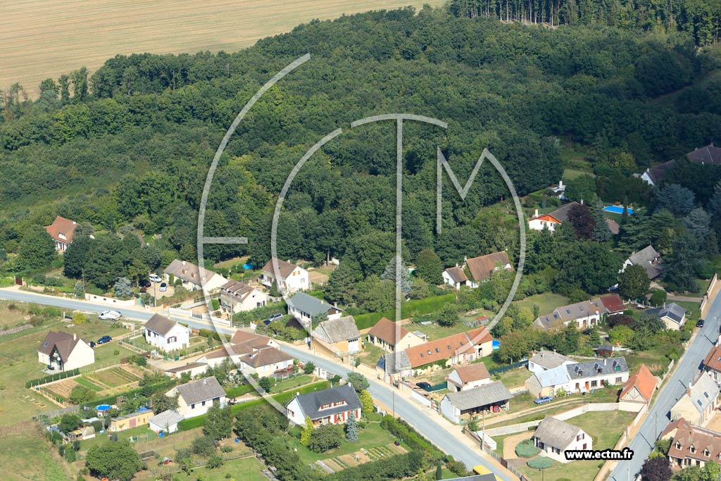 Photo arienne de Le Boullay-Mivoye (Fonville)
