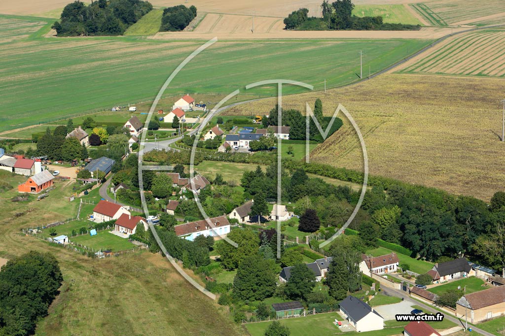 Photo arienne de Lignerolles (Beaufort)