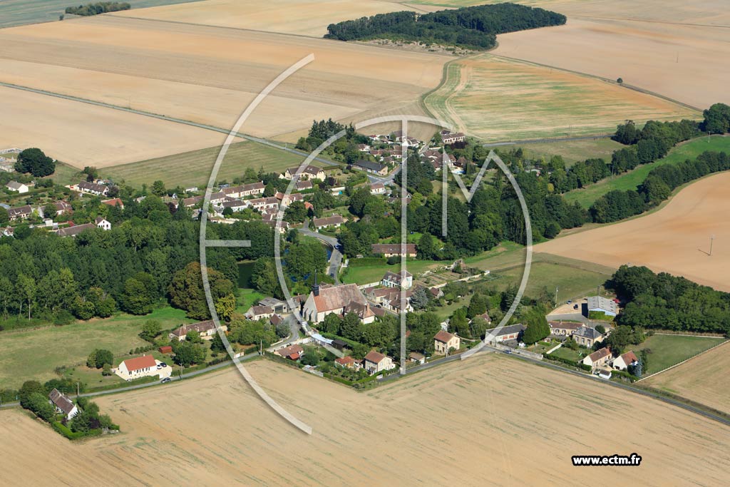 Photo arienne de Maillebois (Dampierre sur Blvy)