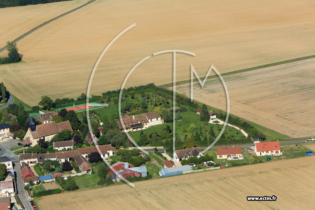 Photo arienne de Marcilly-la-Campagne