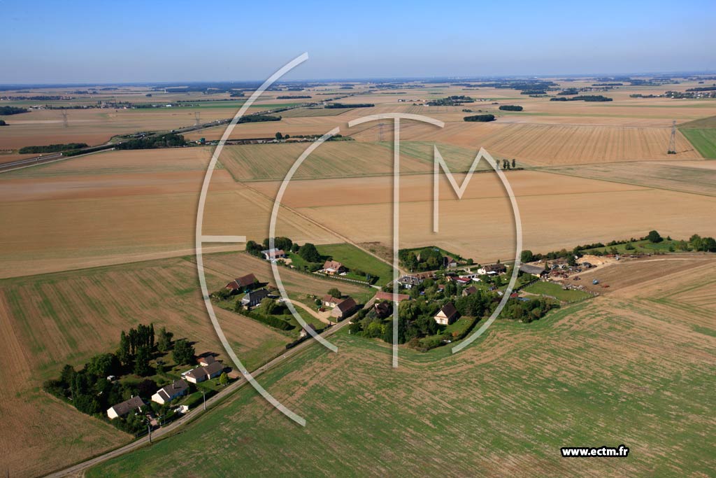 Photo arienne de Marcilly-la-Campagne (Coupigny)