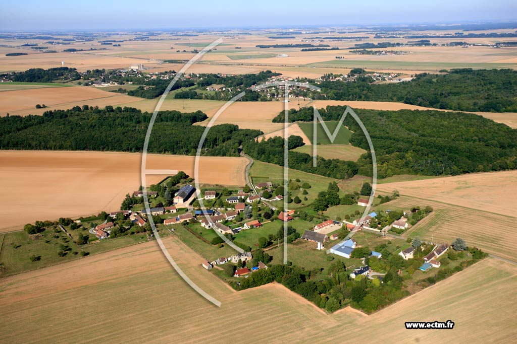 Photo arienne de Marcilly-la-Campagne (Tranchevilliers)