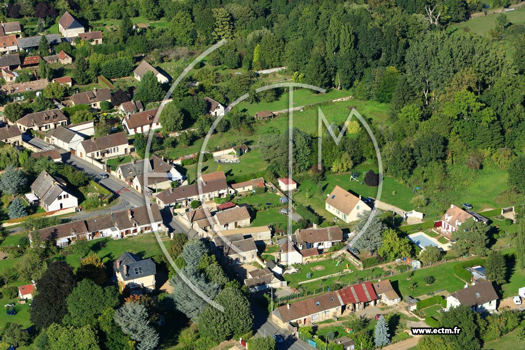 Photo arienne de Marcilly-sur-Eure