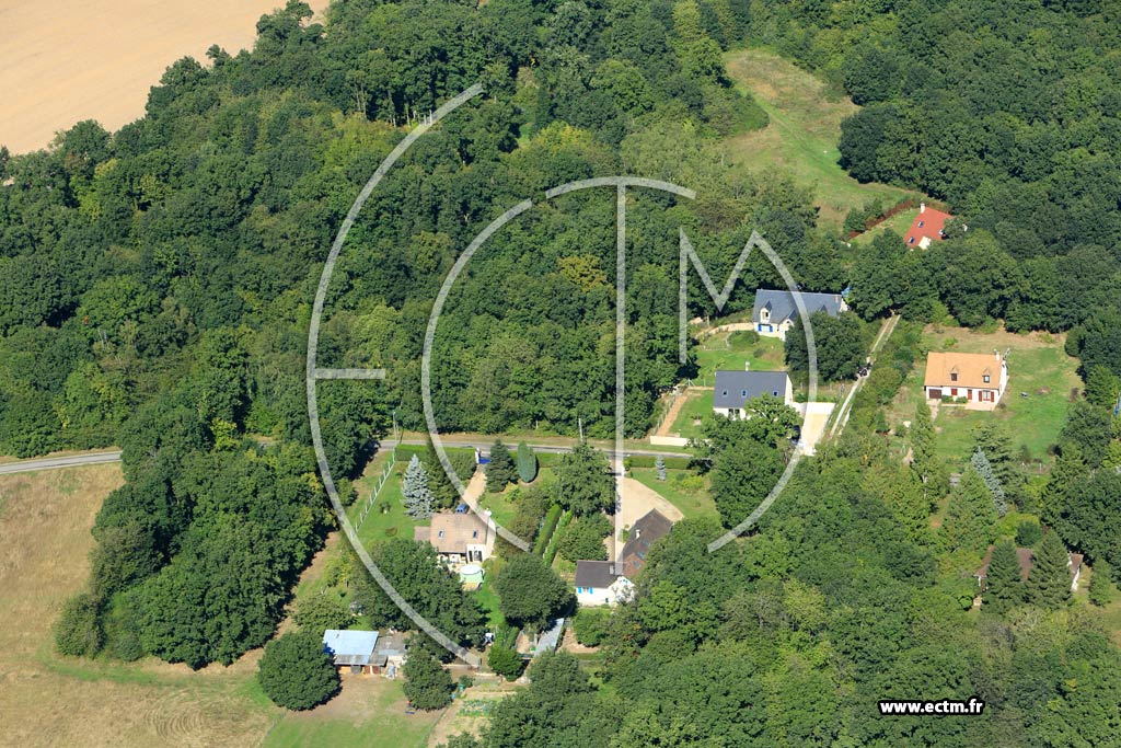 Photo arienne de Marcilly-sur-Eure (Motteux)