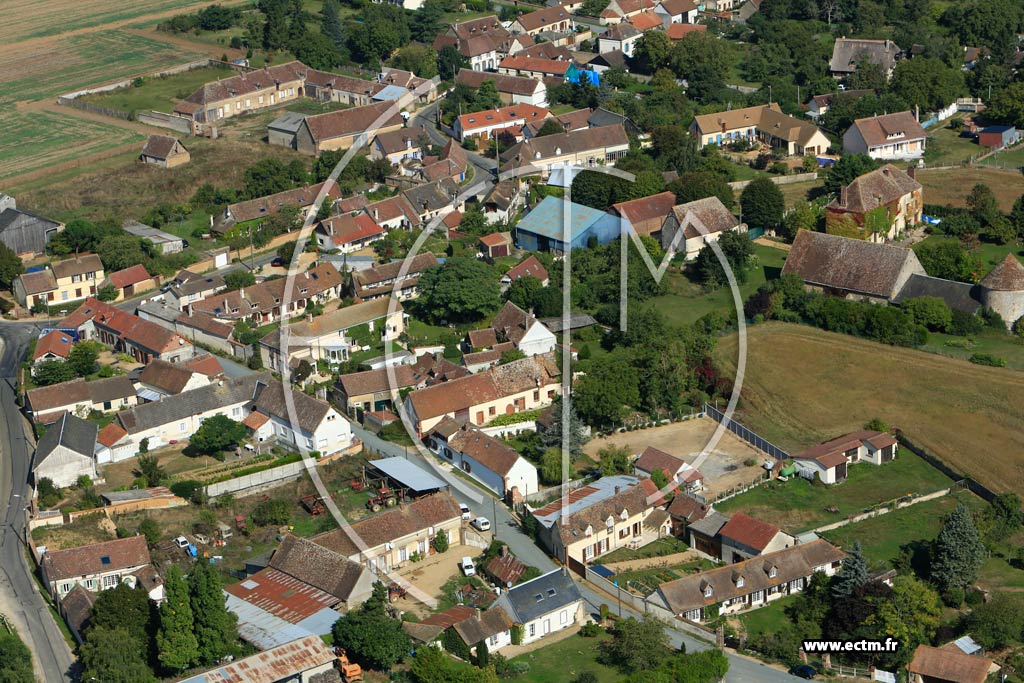Photo arienne de Marville-Moutiers-Brle (Blainville)