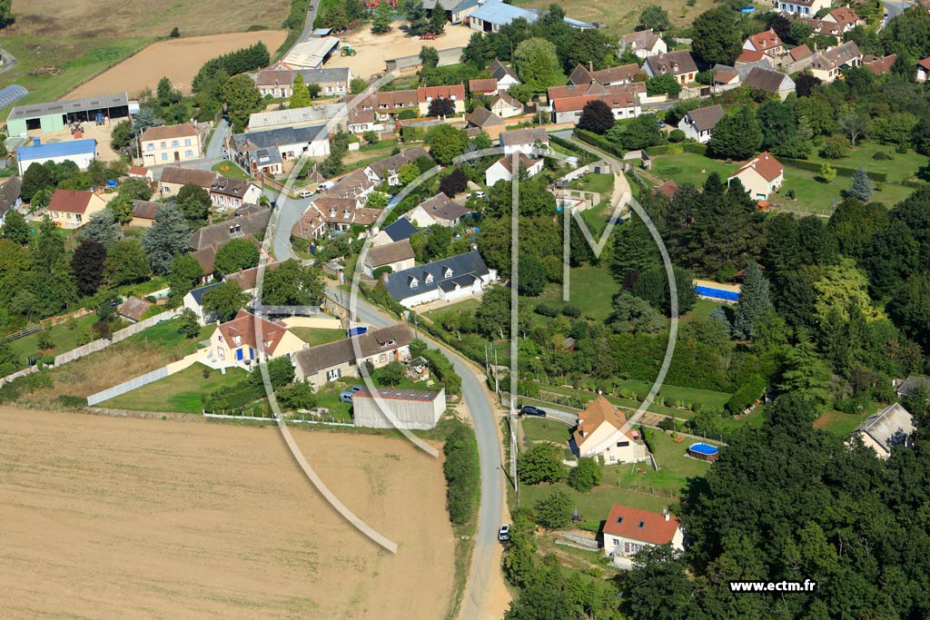 Photo arienne de Marville-Moutiers-Brle (Imbermais)