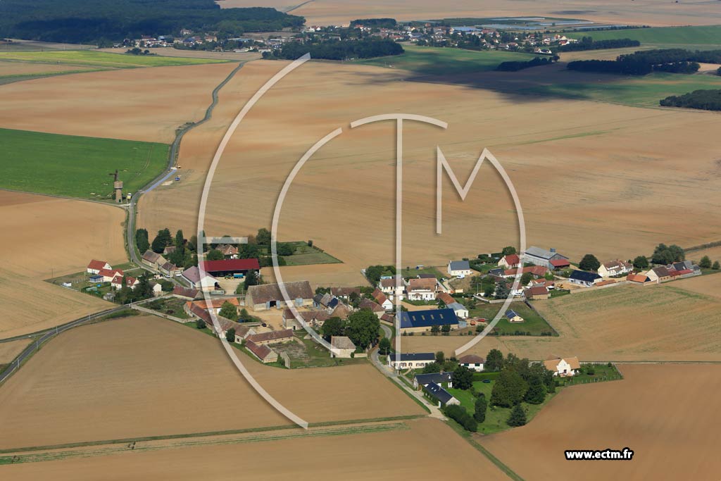 Photo arienne de Marville-Moutiers-Brle (Vigny)