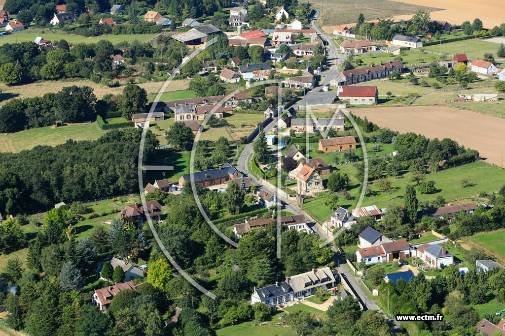 Photo arienne de Moisville