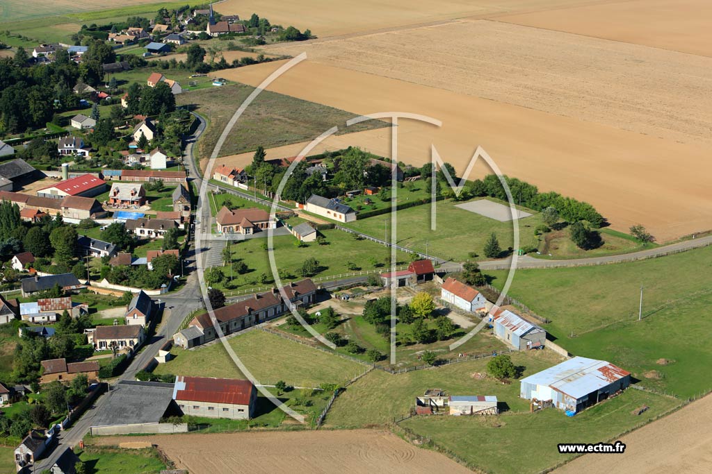 Photo arienne de Moisville