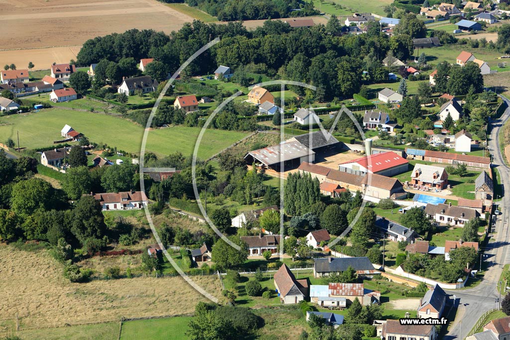 Photo arienne de Moisville