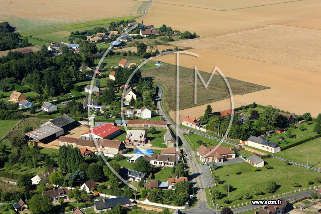 Photo arienne de Moisville