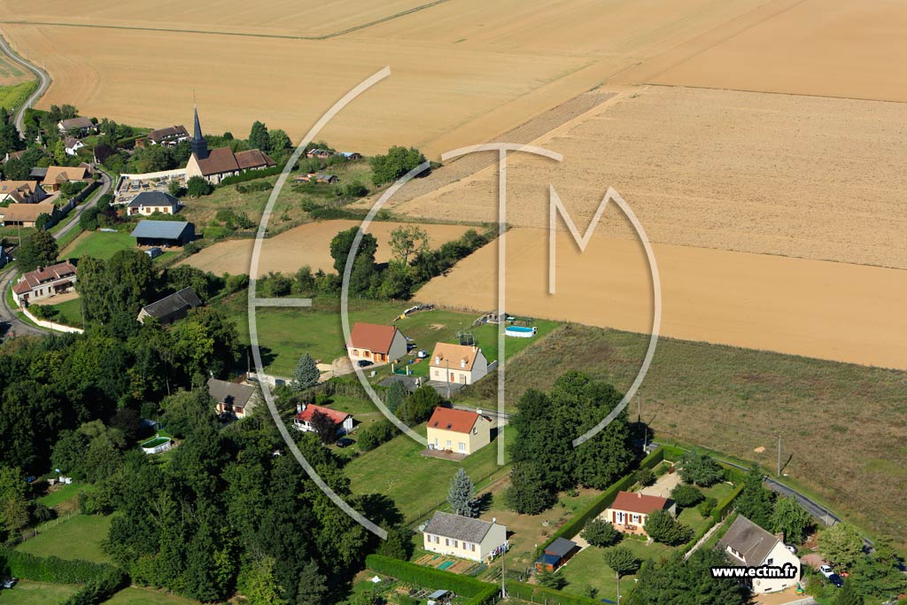 Photo arienne de Moisville