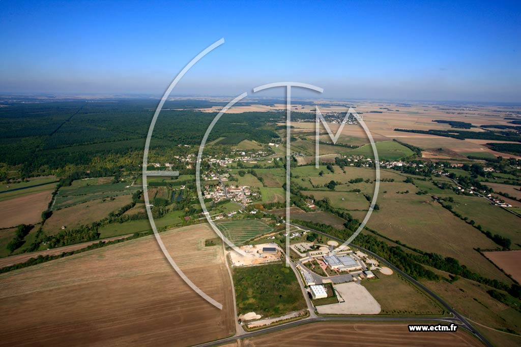 Photo arienne de Montreuil (Les Graviers Saint-Martin)