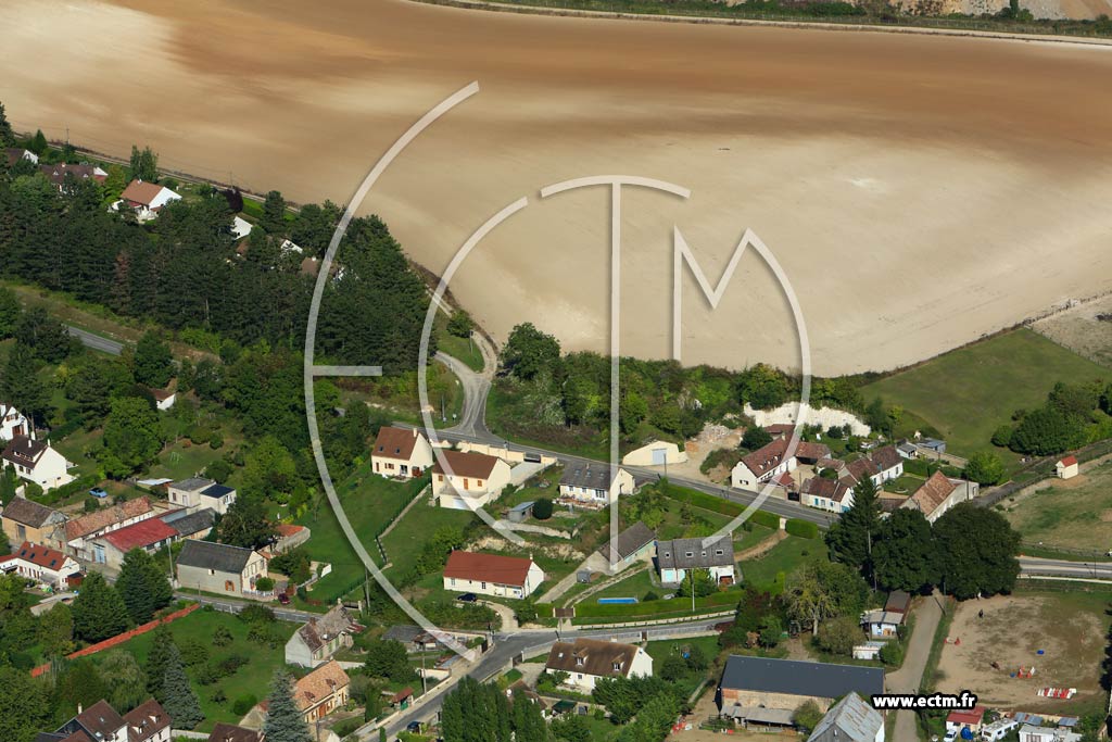 Photo arienne de Montreuil (Les Graviers Saint-Martin)