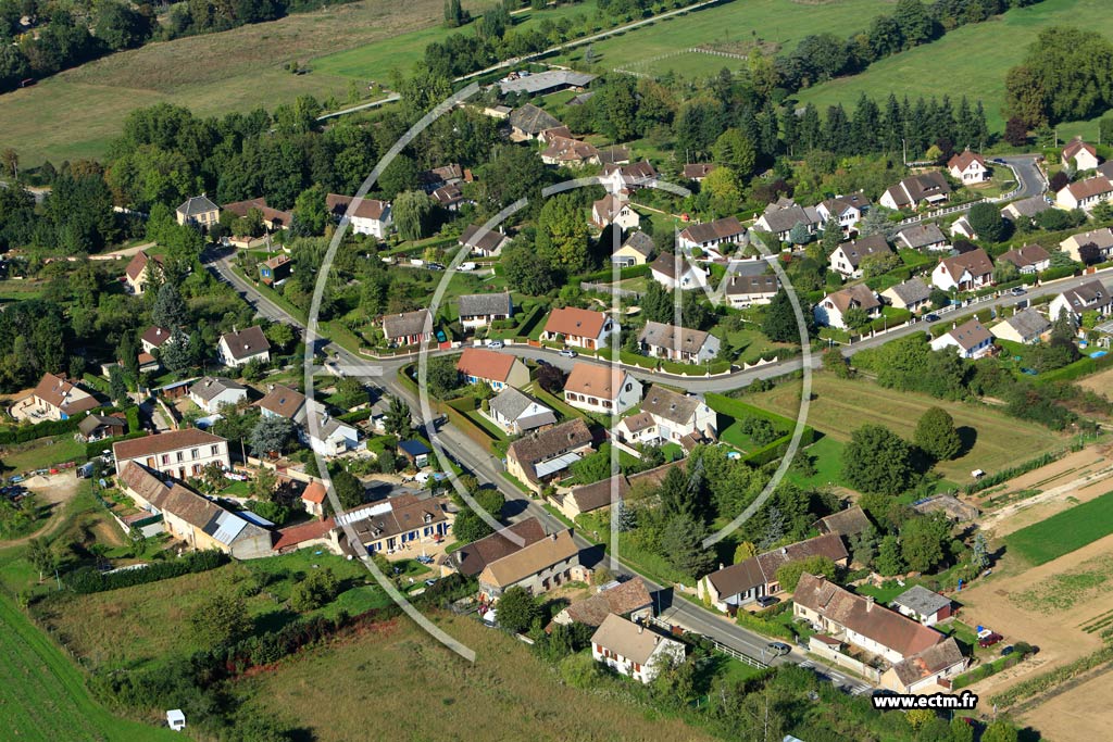 Photo arienne de Montreuil (Cocherelle)