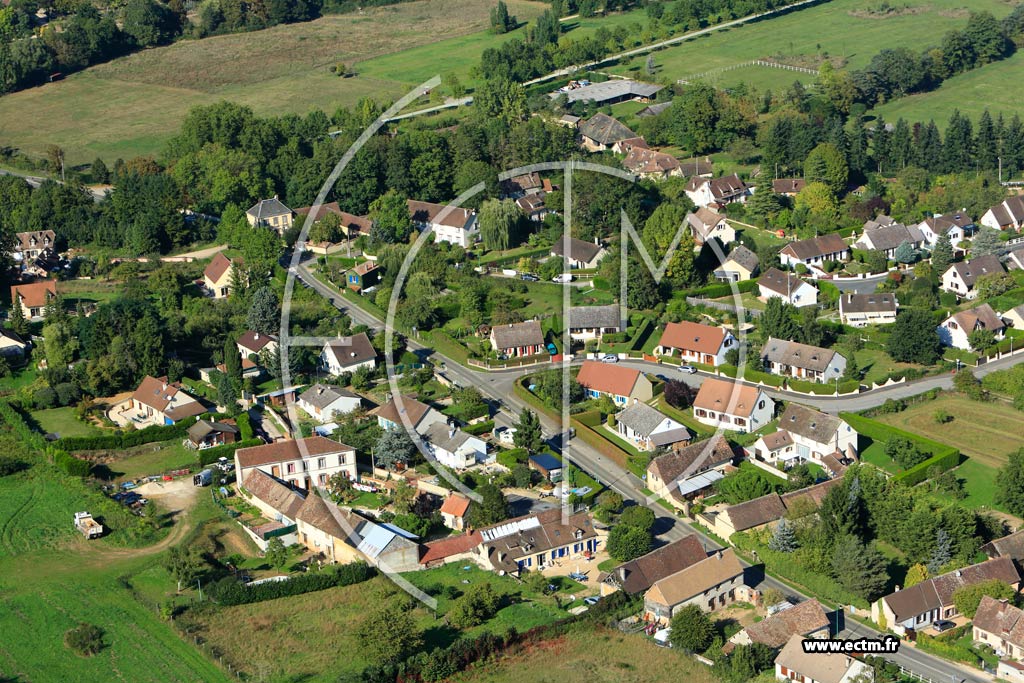Photo arienne de Montreuil (Cocherelle)