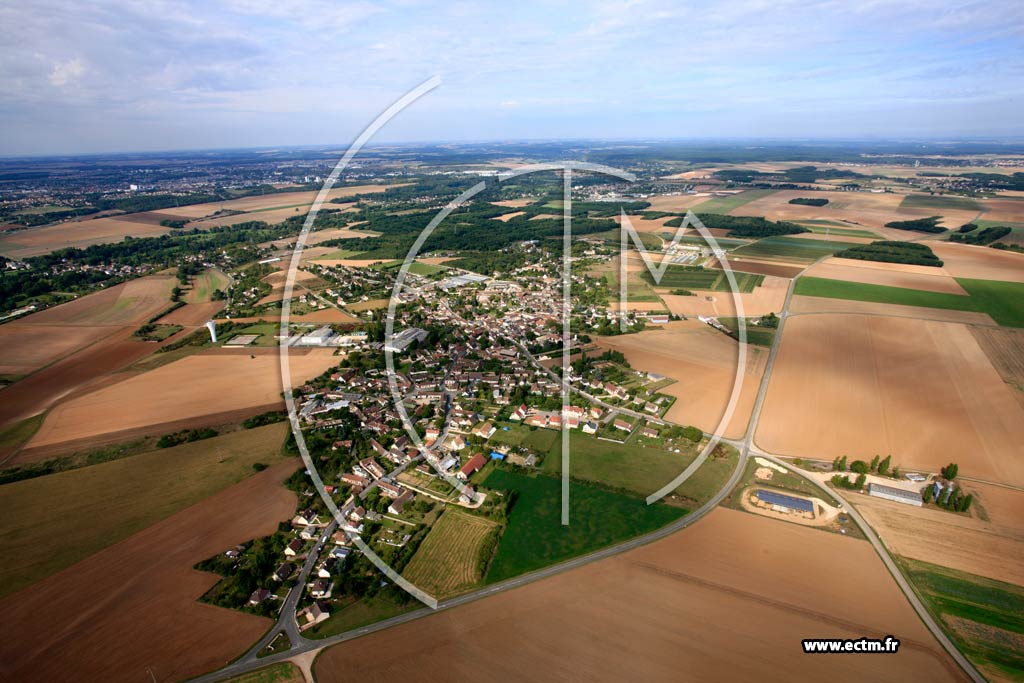 Photo arienne de Mzires-en-Drouais (Marsauceux)