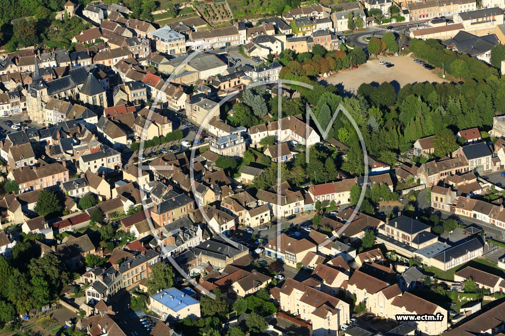 Photo arienne de Nonancourt