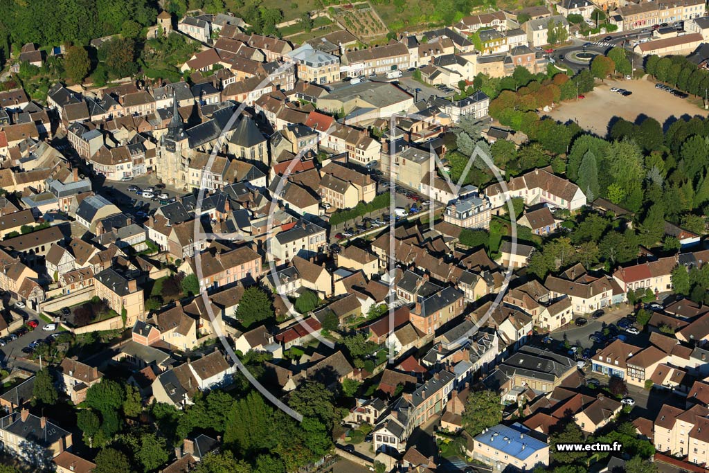 Photo arienne de Nonancourt