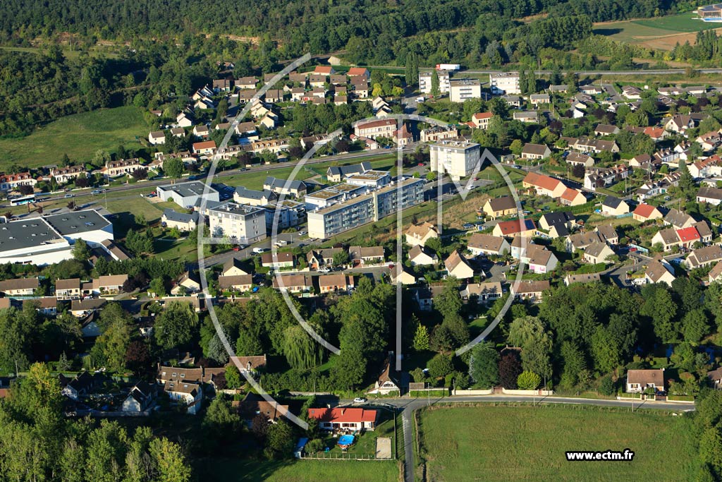 Photo arienne de Nonancourt (La Potinire)