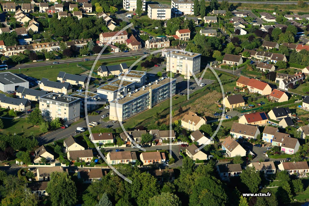 Photo arienne de Nonancourt (La Potinire)
