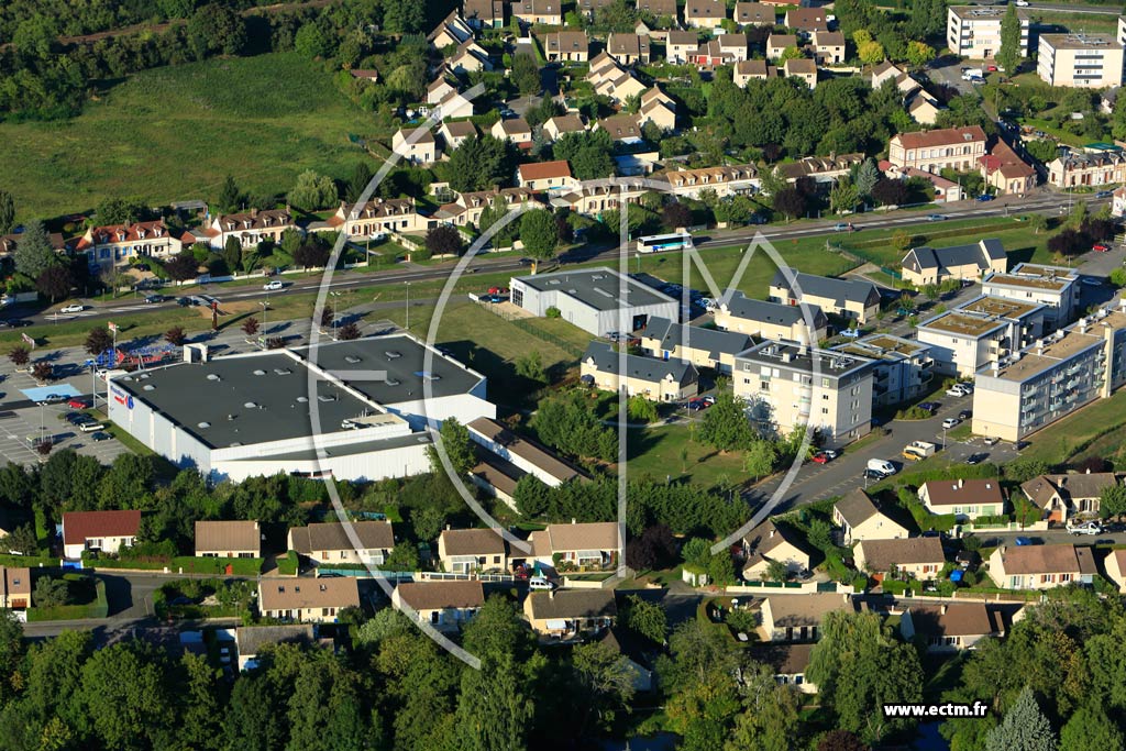 Photo arienne de Nonancourt (La Potinire)