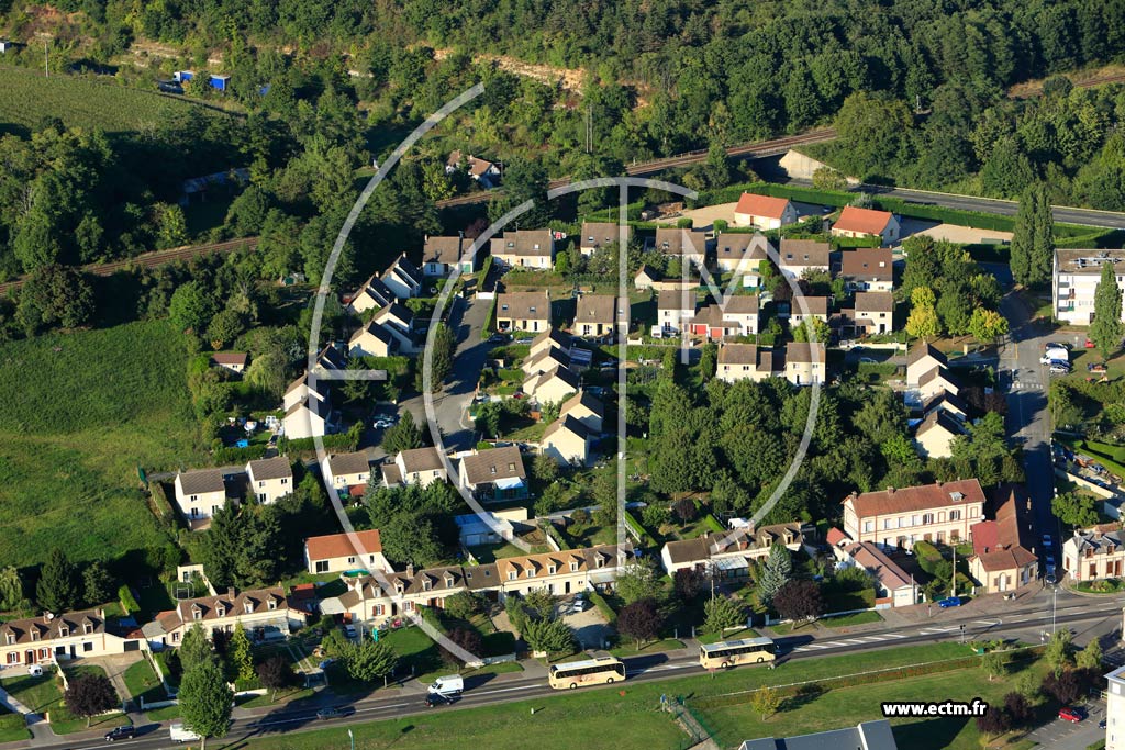 Photo arienne de Nonancourt (La Potinire)
