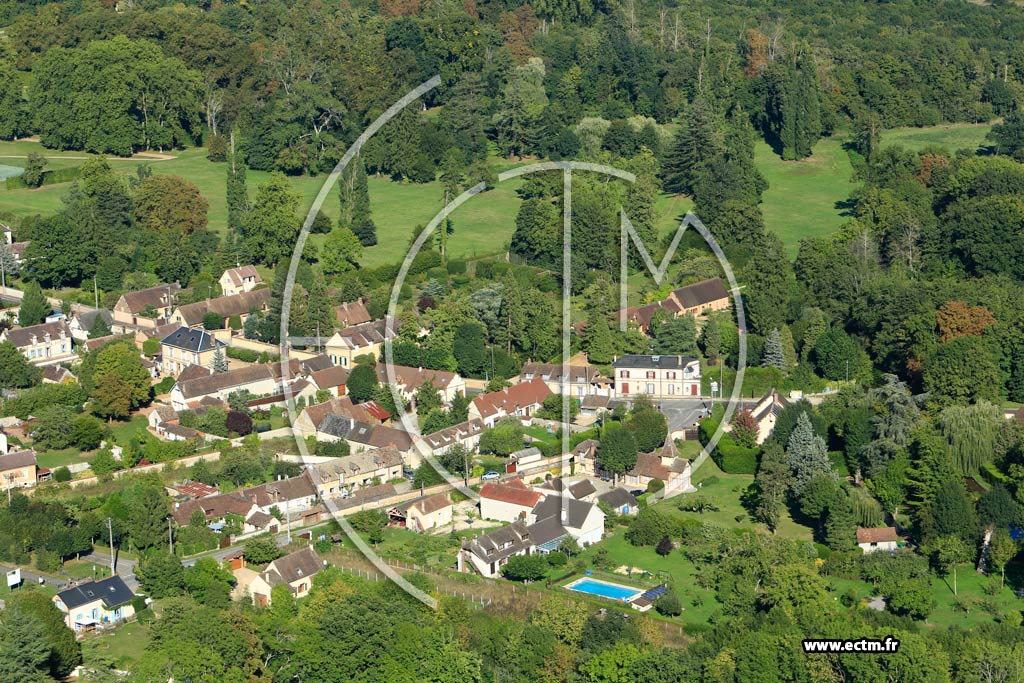Photo arienne de Saint-Georges-Motel (Motel)