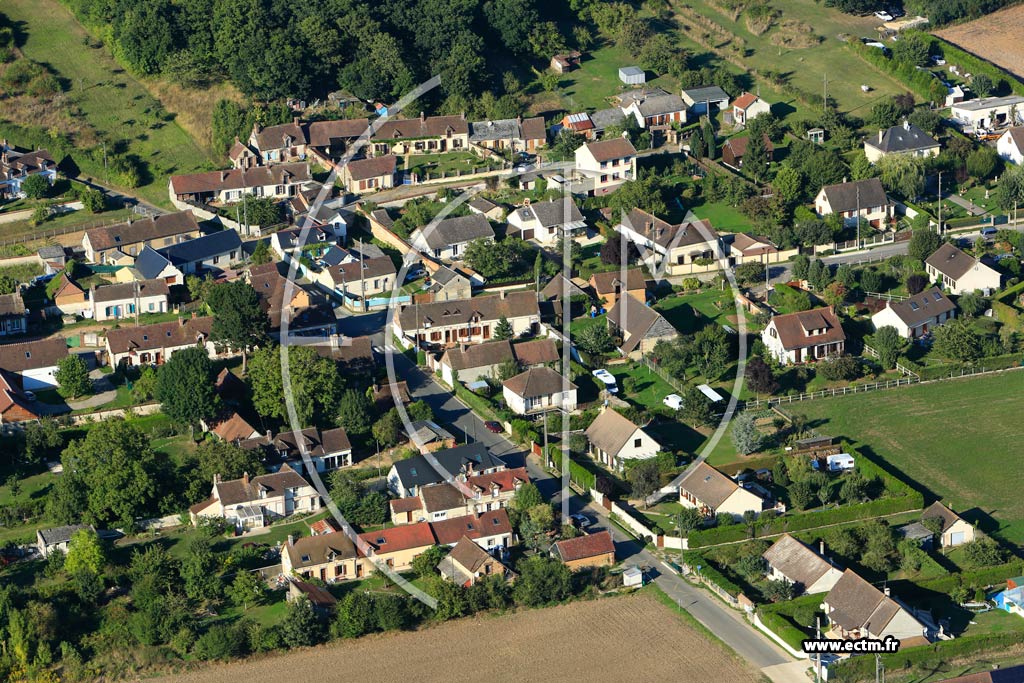 Photo arienne de Saint-Germain-sur-Avre (Monthuley en France)