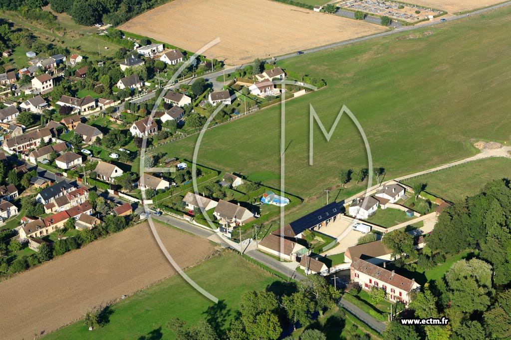 Photo arienne de Saint-Germain-sur-Avre (Monthuley en France)
