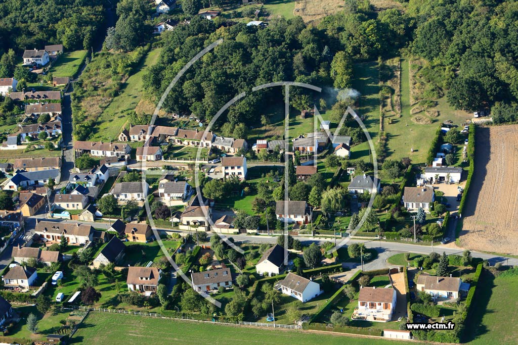 Photo arienne de Saint-Germain-sur-Avre (Monthuley en France)