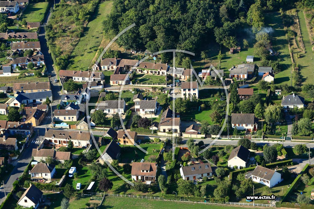 Photo arienne de Saint-Germain-sur-Avre (Monthuley en France)