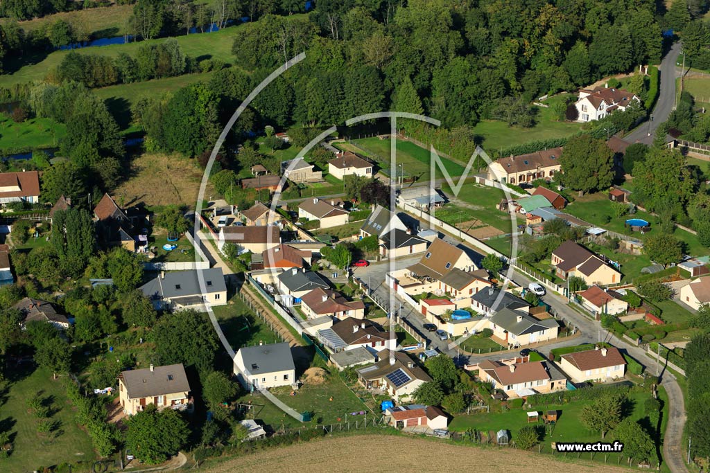 Photo arienne de Saint-Germain-sur-Avre (Monthuley en France)