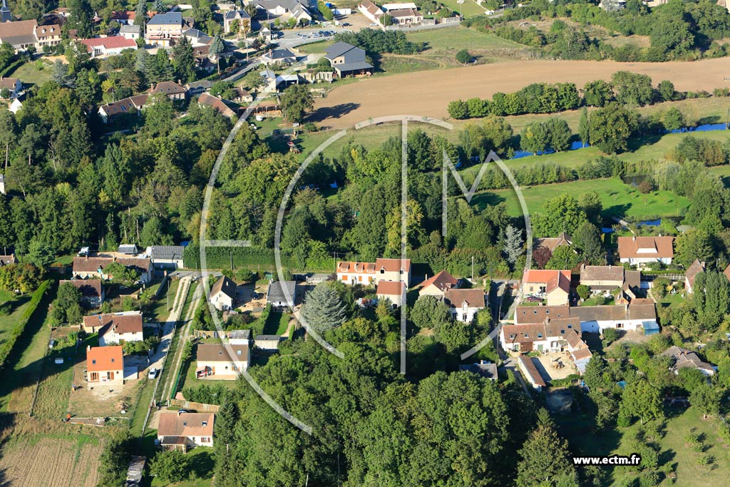 Photo arienne de Saint-Germain-sur-Avre (Monthuley en France)