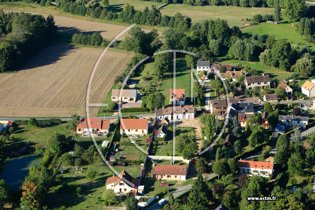 Photo arienne de Saint-Germain-sur-Avre (Monthuley en France)