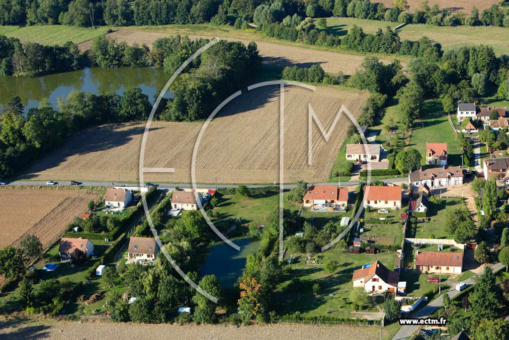 Photo arienne de Saint-Germain-sur-Avre (Monthuley en France)