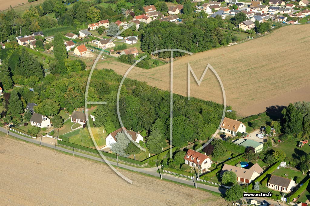 Photo arienne de Saint-Germain-sur-Avre (Monthuley en France)