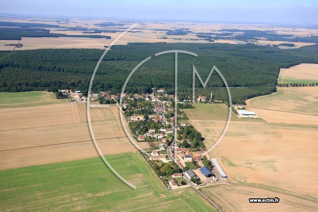 Photo arienne de Saint-Jean-de-Rebervilliers