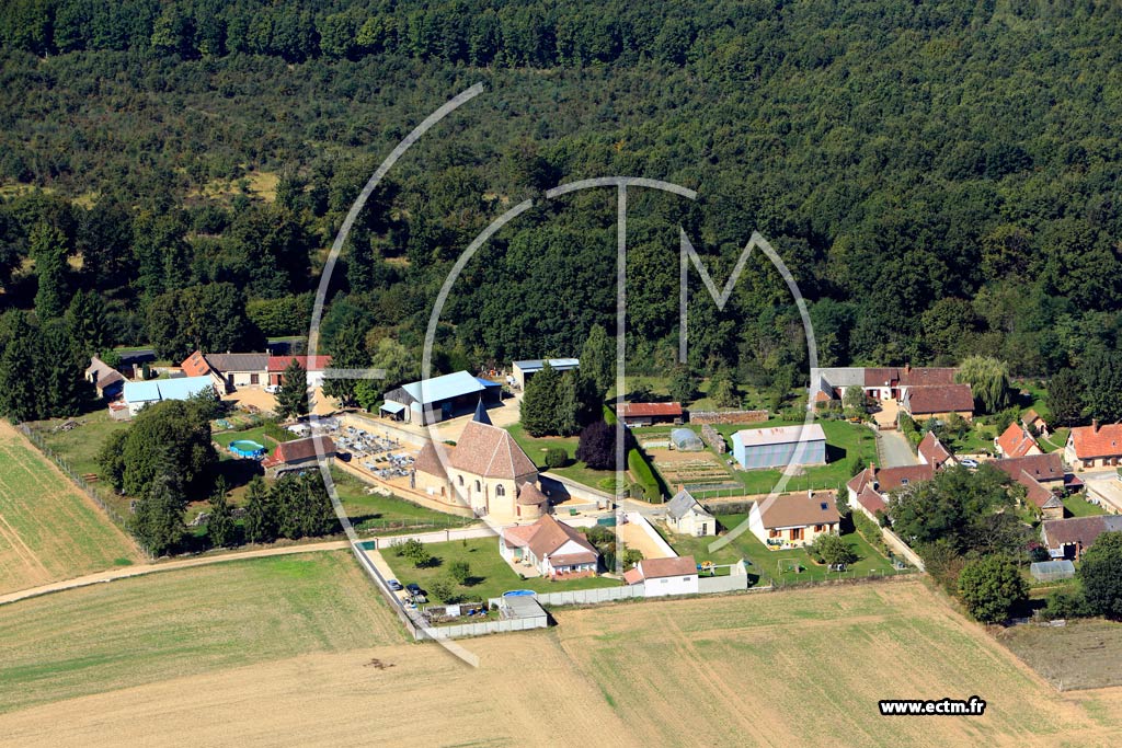Photo arienne de Saint-Jean-de-Rebervilliers
