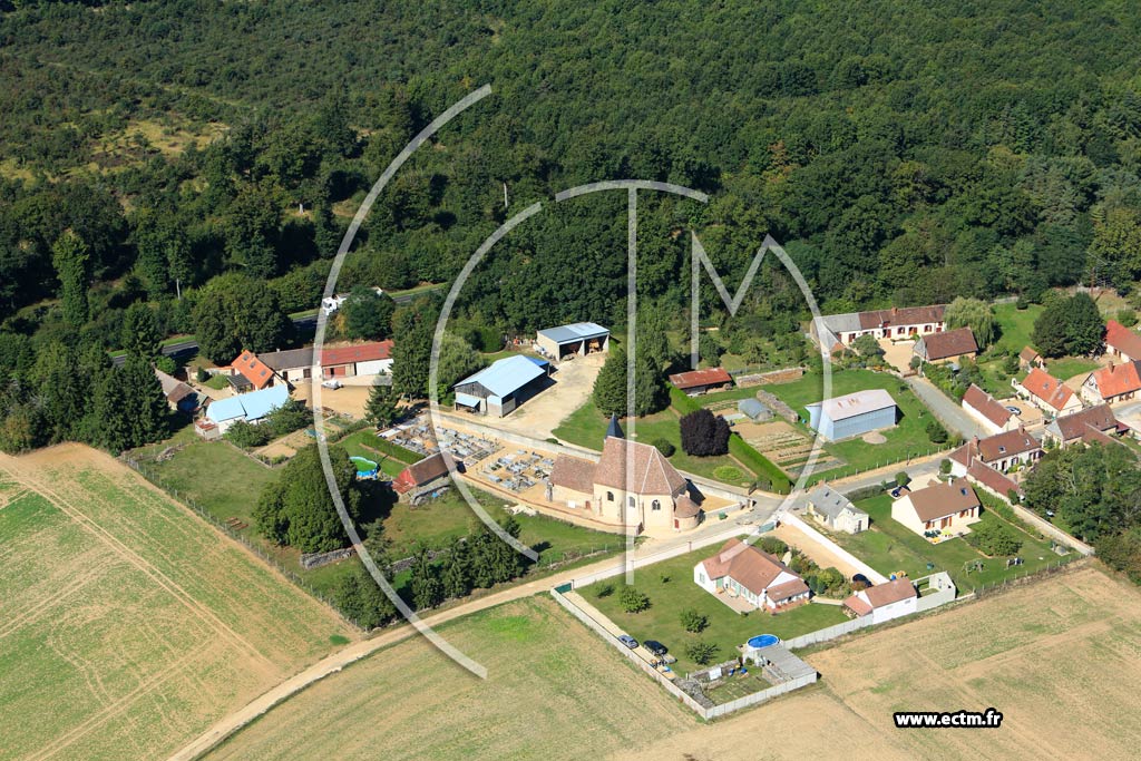Photo arienne de Saint-Jean-de-Rebervilliers