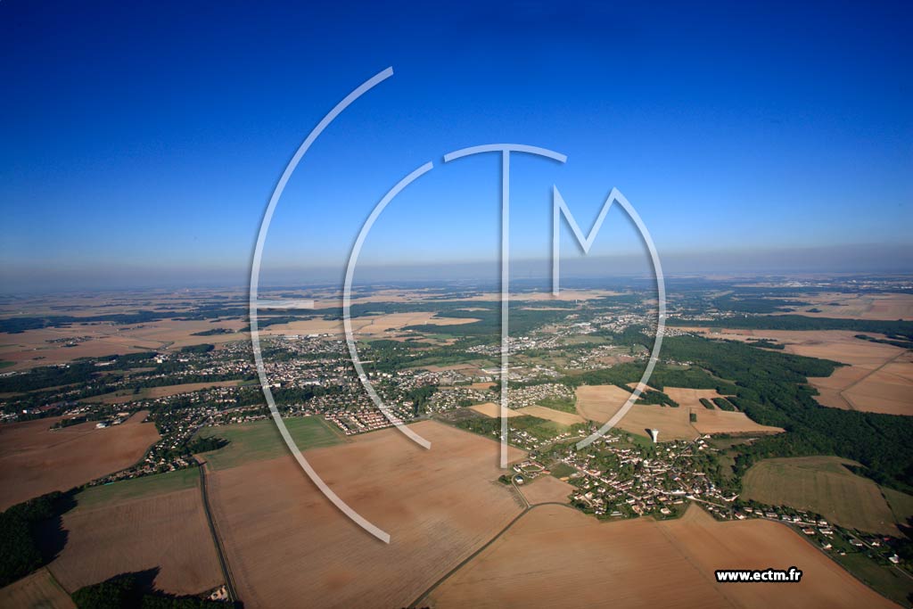 Photo arienne de Saint-Lubin-des-Joncherets